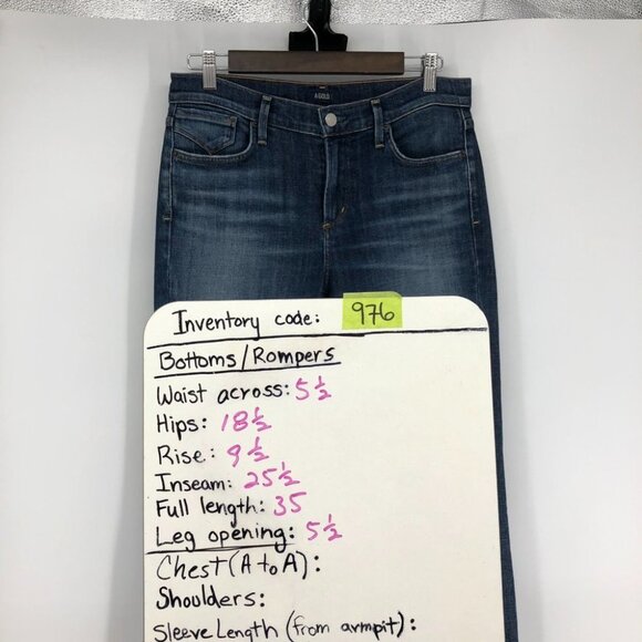 Agolde Sophie Crop Skinny Distressed Jeans size 28 - Picture 15 of 16